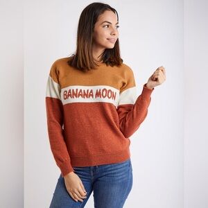 BANANA MOON Rosario Wilkies Mahogany Sweater Size Large